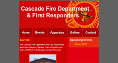 Desktop Screenshot of cascadefiredepartment.com