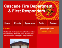 Tablet Screenshot of cascadefiredepartment.com